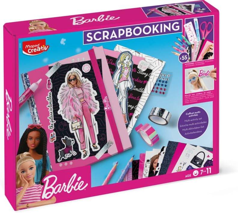 Coffret scrapbooking Barbie a customiser - Maped