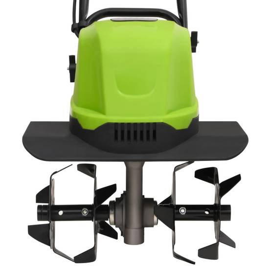 Motoculteur électrique acier et ABS noir et vert 36 x 53 x 138 cm - PANGIVO - Image 6