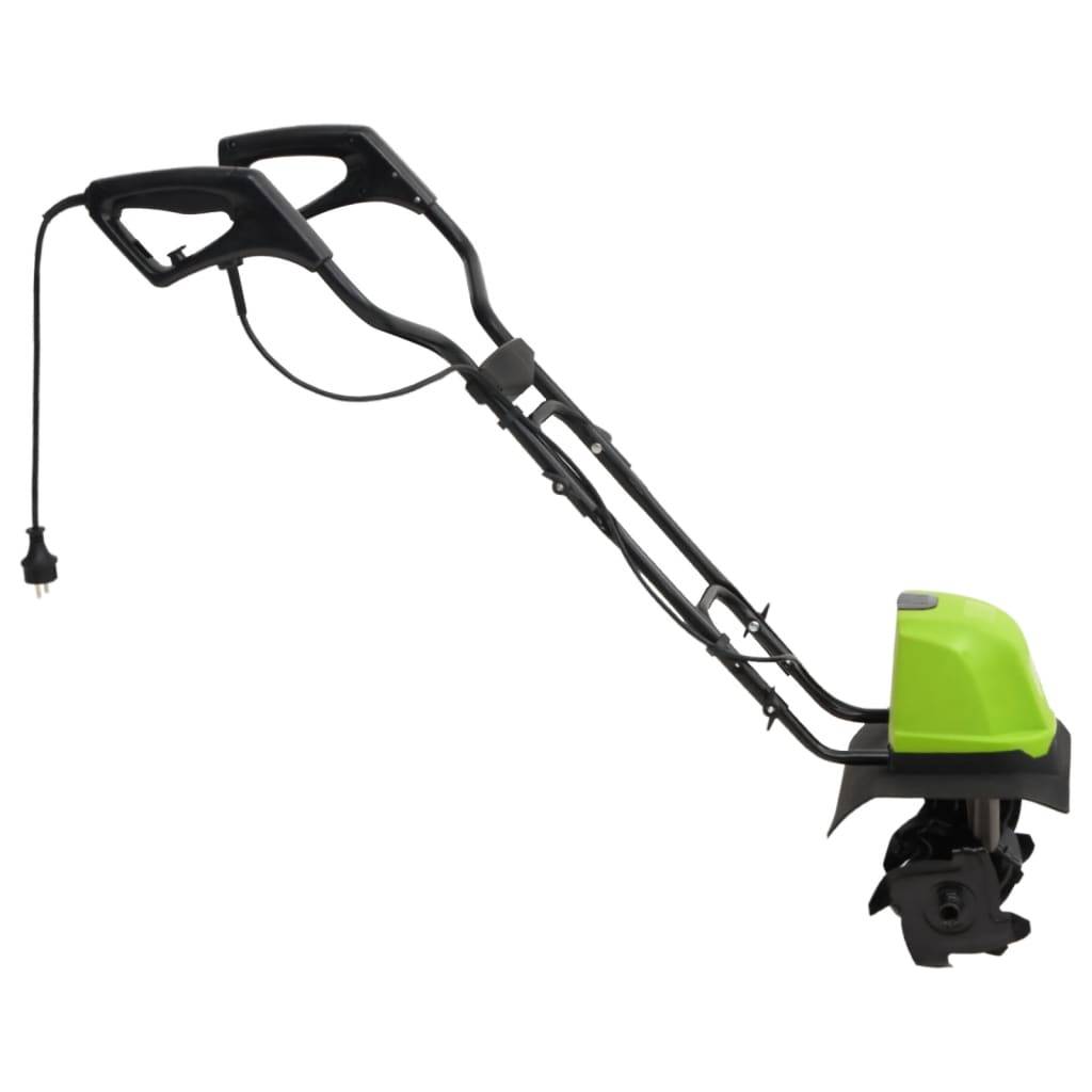Motoculteur électrique acier et ABS noir et vert 36 x 53 x 138 cm - PANGIVO - Image 3