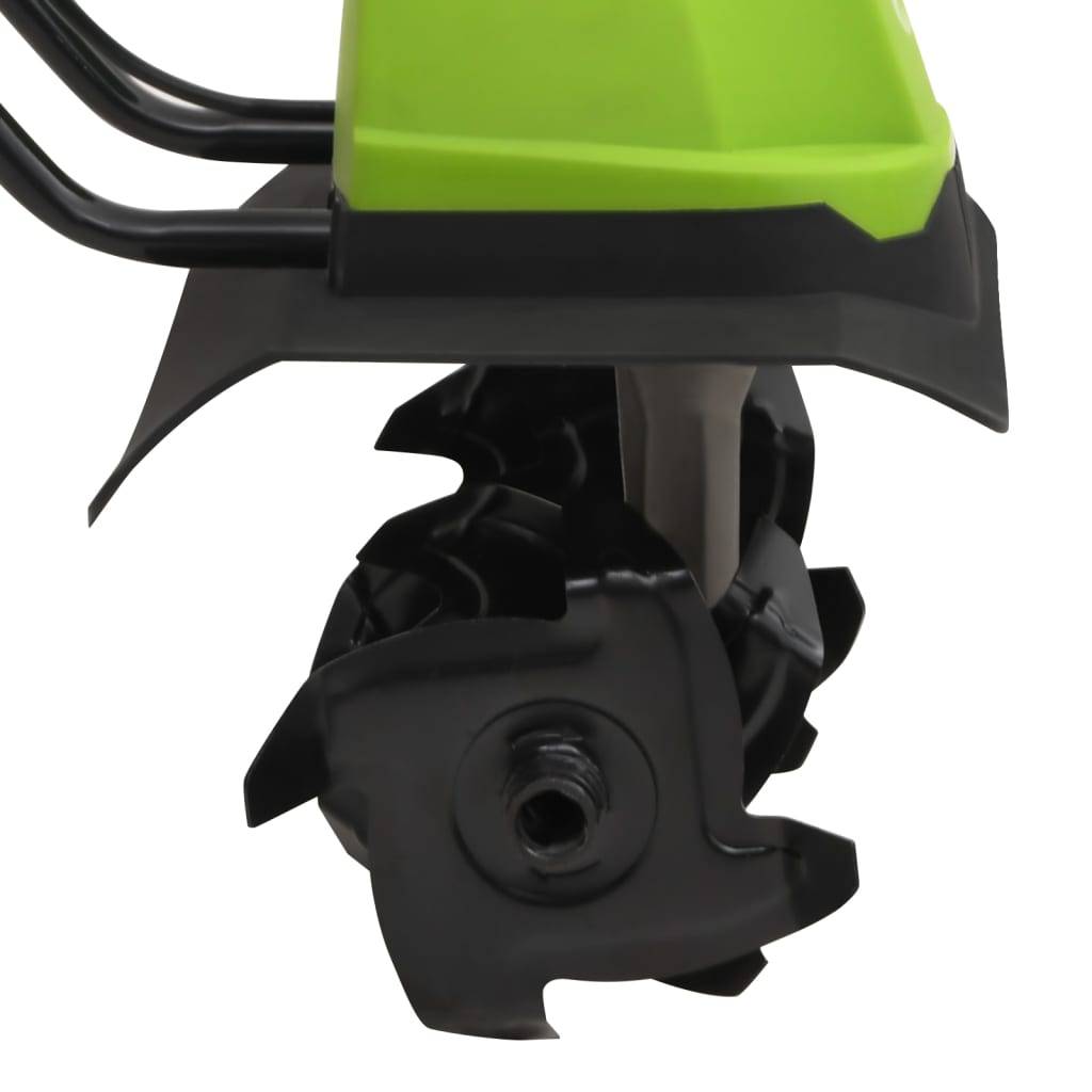 Motoculteur électrique acier et ABS noir et vert 36 x 53 x 138 cm - PANGIVO - Image 8