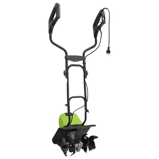 Motoculteur électrique acier et ABS noir et vert 36 x 53 x 138 cm - PANGIVO - Image 4