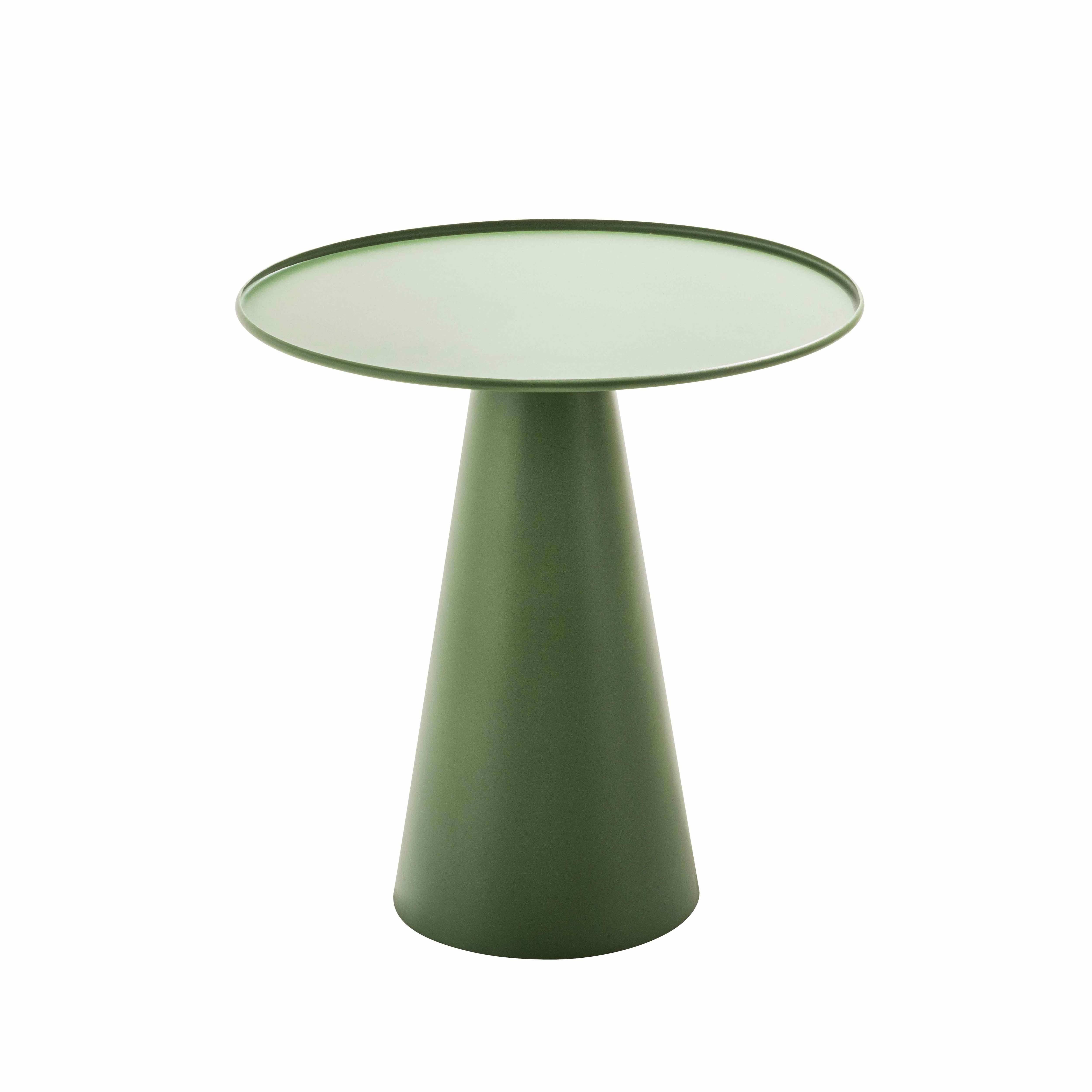 Oviala - Lot de 2 tables basses de jardin rondes vert cactus
 Gomba - Oviala - Imagen 4