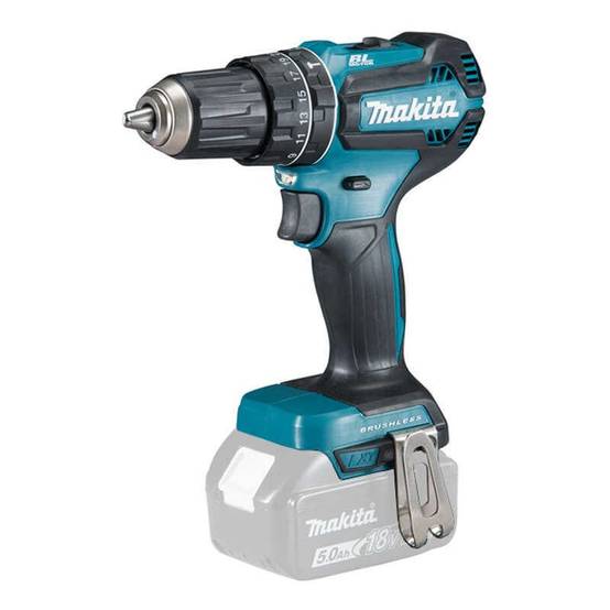 Perceuse à percussion 18V LXT - MAKITA - avec 2 batteries 3.0Ah 18V - chargeur - MAKPAC - DHP485RFJ - Image 4