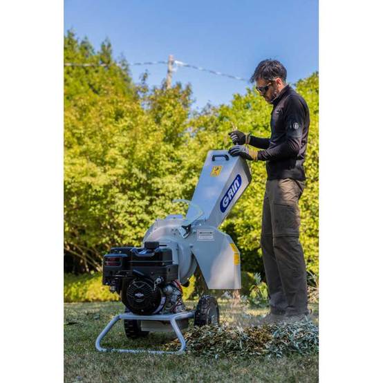 Grin - Broyeur de végétaux thermique GRIN, 50mm, Briggs Stratton 208cc, démarrage électrique - BIOCH50 - Image 5