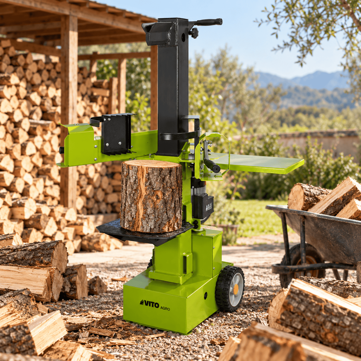 Vito - Fendeuse à bois Electrique 9 tonnes 3500W Buches Longueur 105cm Ø 35cm Fendeur de buches Silencieux VITO - Imagen 4