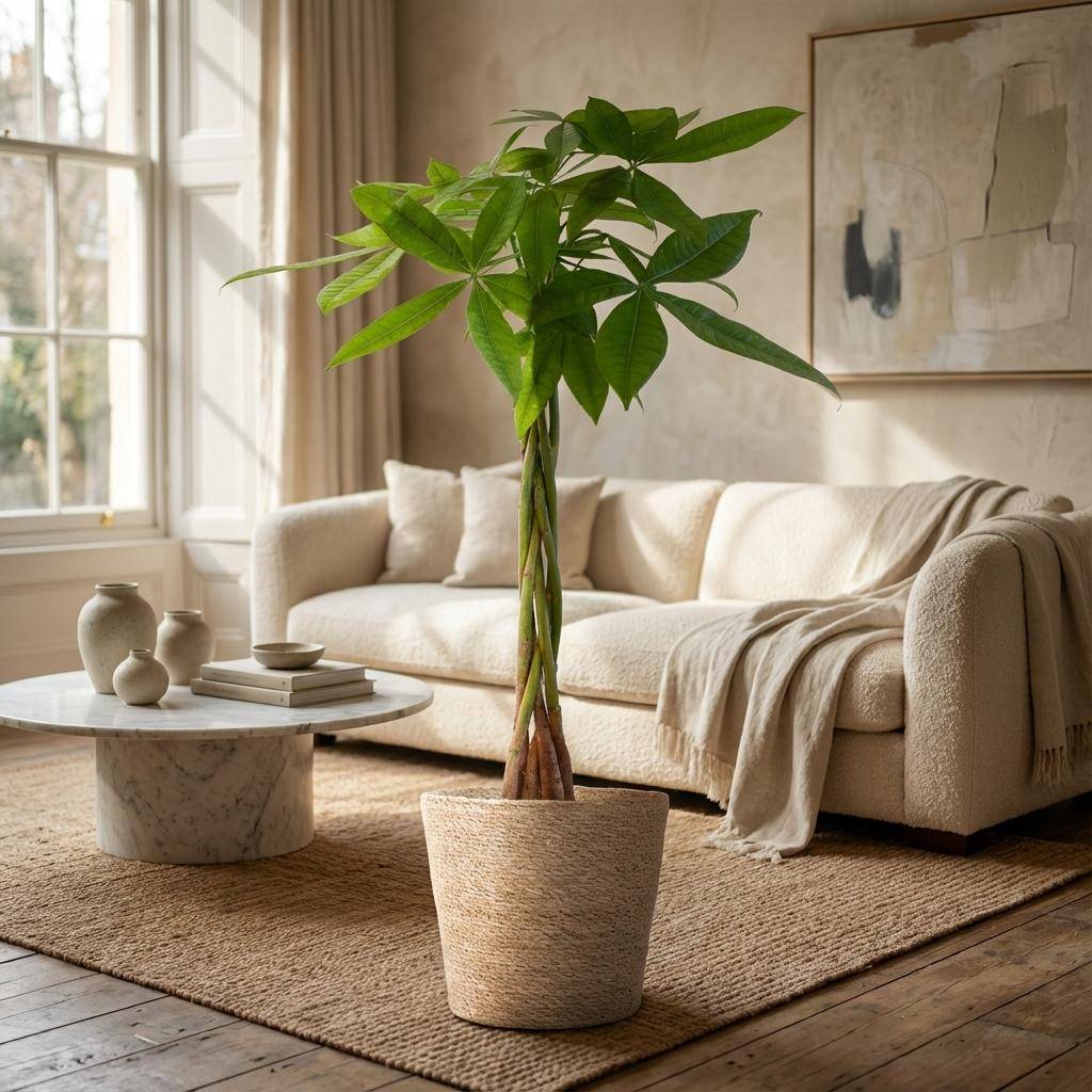 Pachira Aquatica - Pot de 21cm - Hauteur 80cm - Panier - Plantes d'intérieur - Image 2