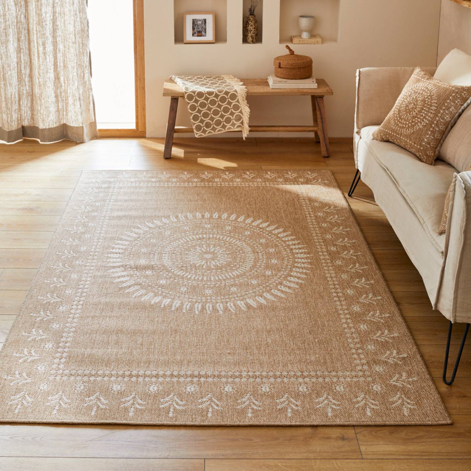 Autre - Tapis intérieur et extérieur naturel 200x290cm - Imagen 3