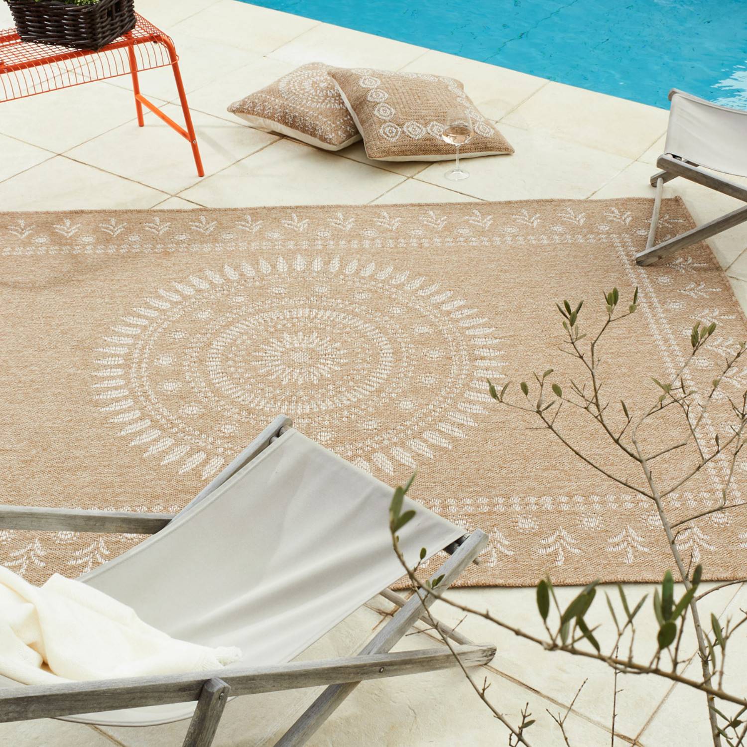 Autre - Tapis intérieur et extérieur naturel 200x290cm - Imagen 6