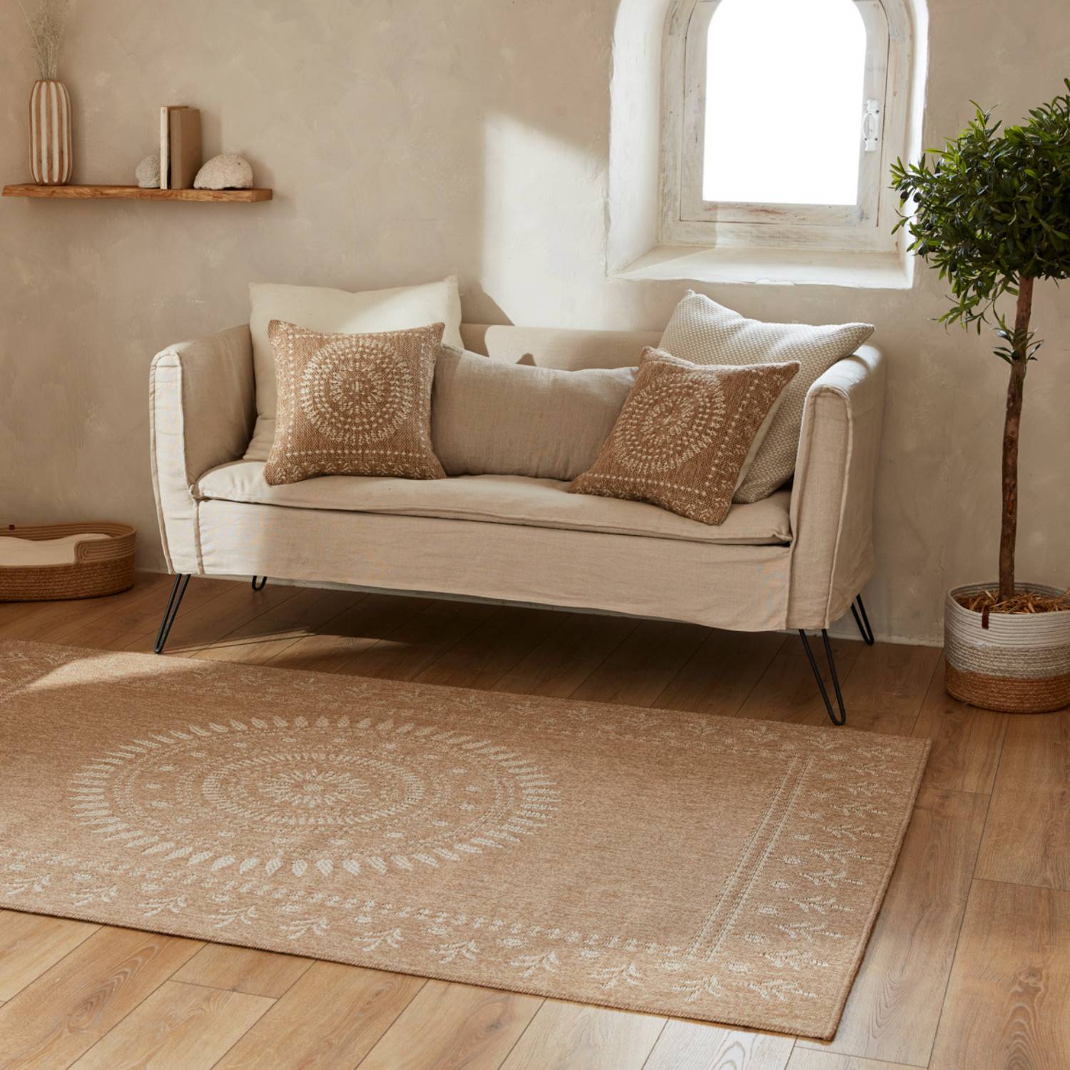 Autre - Tapis intérieur et extérieur naturel 200x290cm - Imagen 4