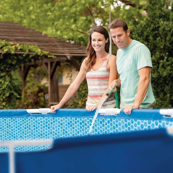Piscine tubulaire hors-sol ronde 3,05 x 0,76 m, liner PVC triple épaisseur, filtre cartouche C330 1 m³/h - Intex - Image 4
