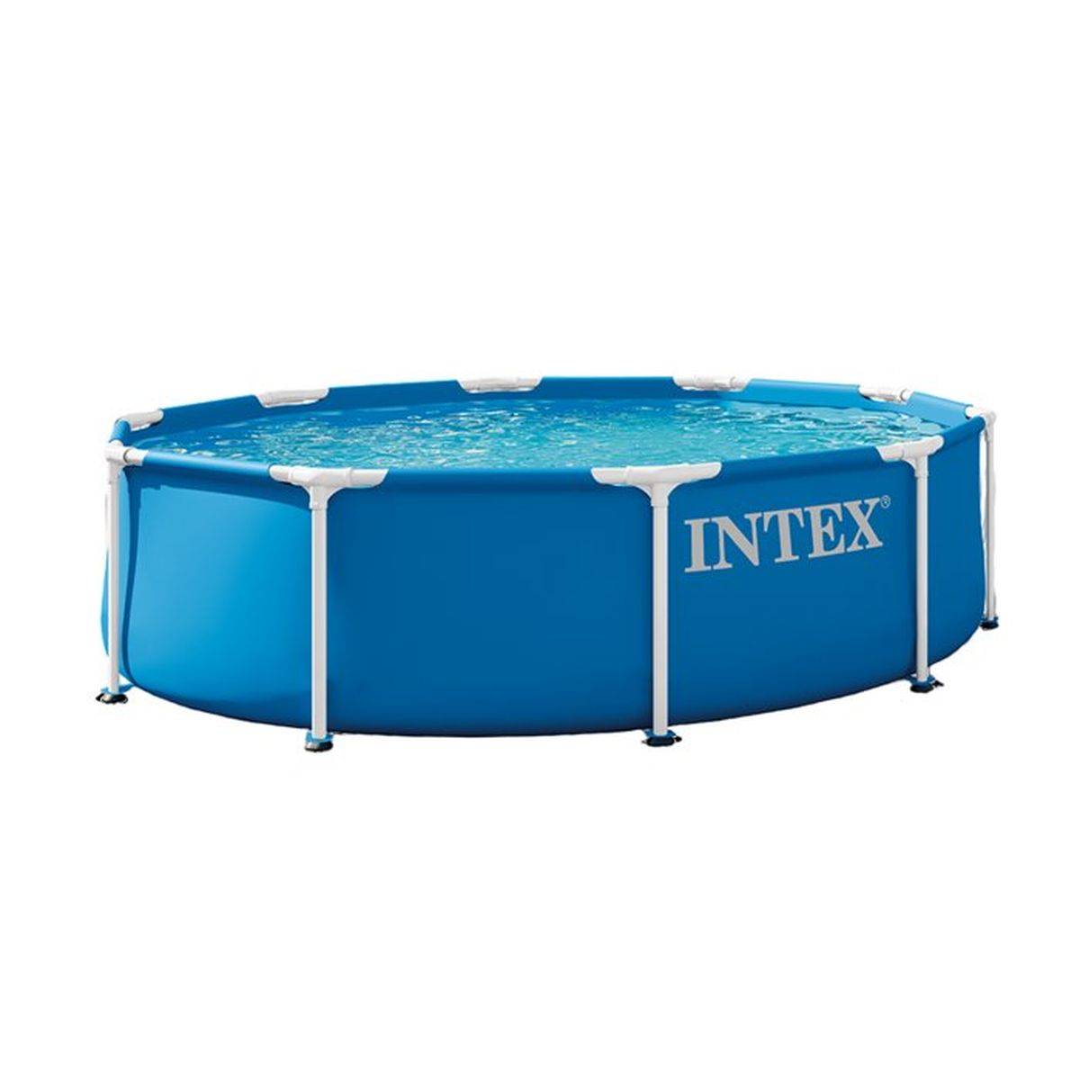 Piscine tubulaire hors-sol ronde 3,05 x 0,76 m, liner PVC triple épaisseur, filtre cartouche C330 1 m³/h - Intex - Image 1