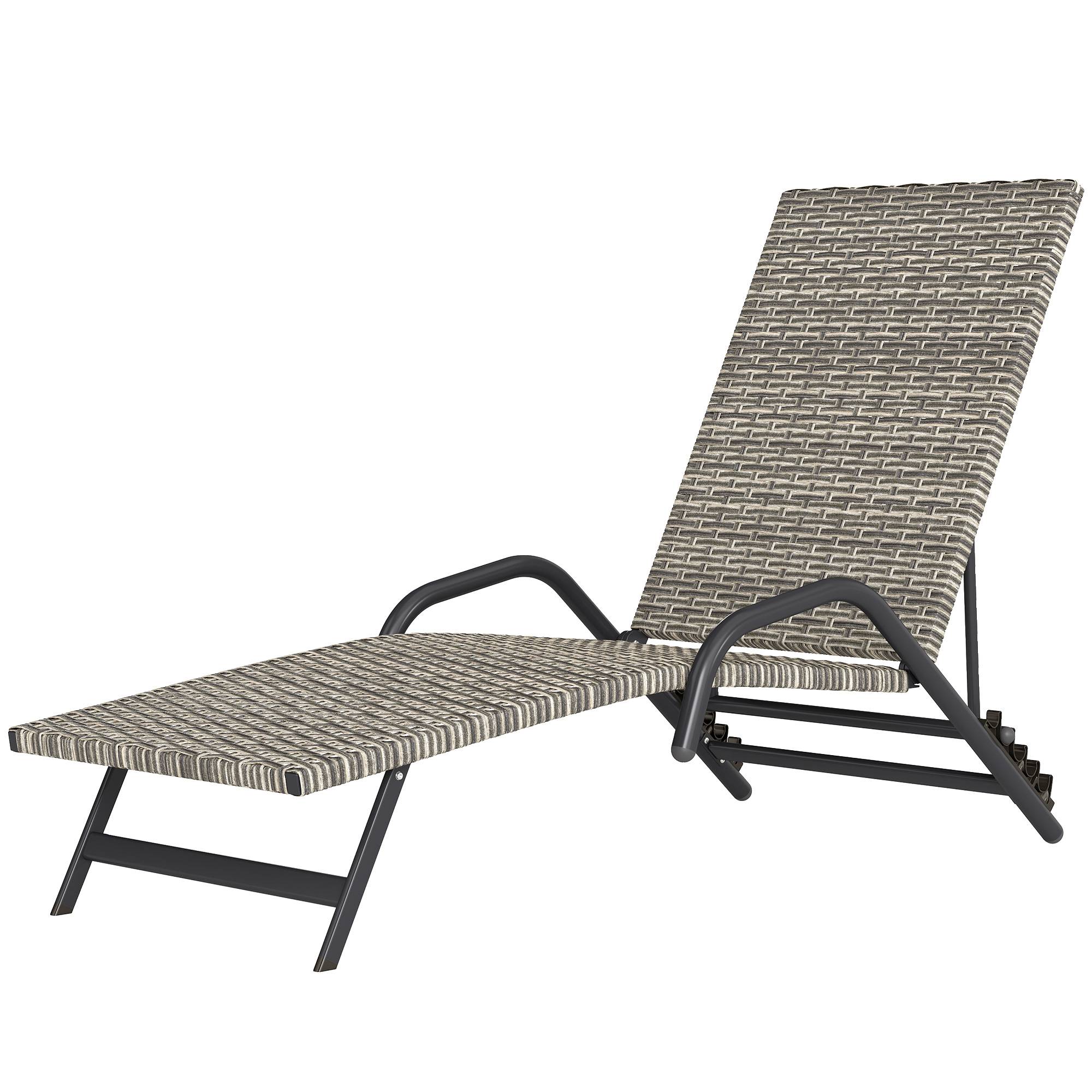 Bain de soleil résine tressée marron 156 x 62 x 96 cm - PANGIVO - Image 2