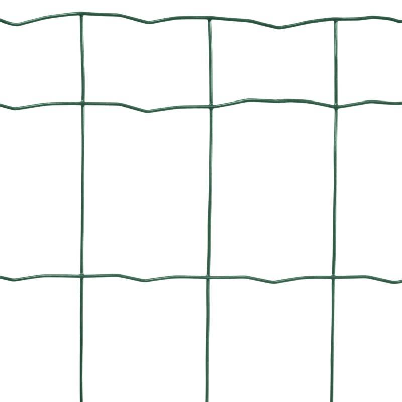 Grillage soudé en rouleau H1m00 x L20m Vert fil 2.1mm maille 100x75 mm Vert - Easy Clôture - Imagen 3