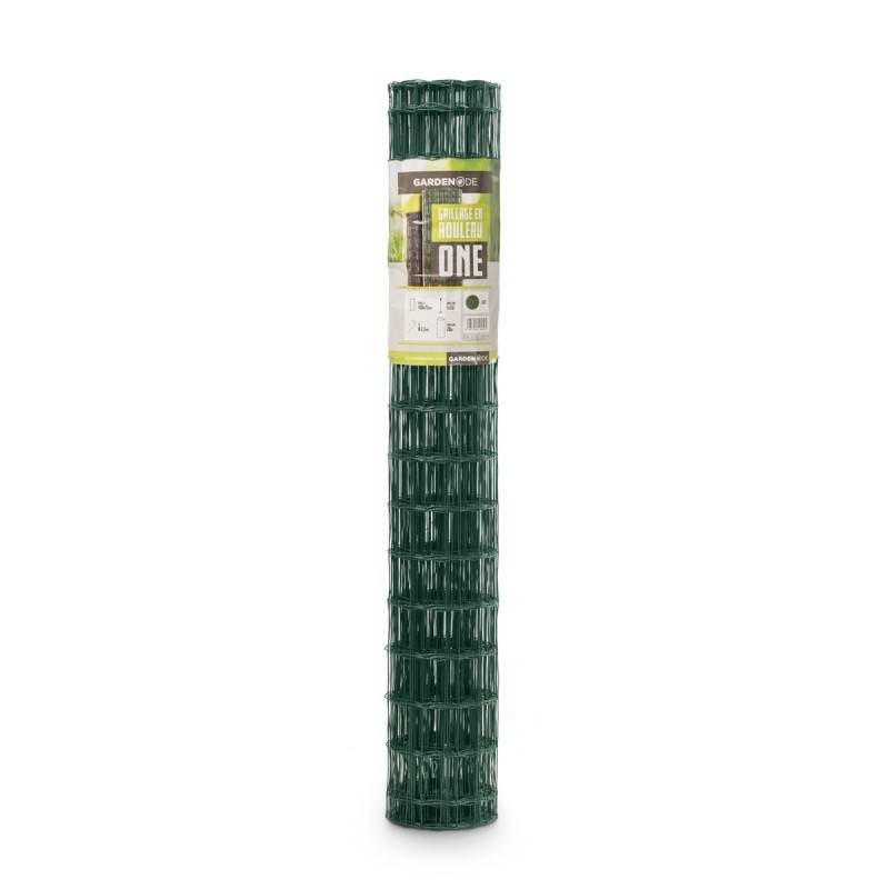 Grillage soudé en rouleau H1m00 x L20m Vert fil 2.1mm maille 100x75 mm Vert - Easy Clôture - Imagen 2
