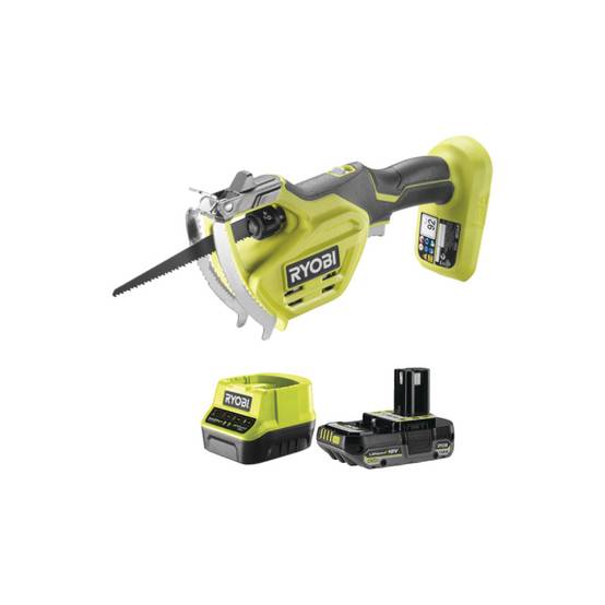 Ryobi - Pack RYOBI Elagueur à main RY18PSA-0 - 18V One+ - 1 Batterie 2.0Ah - 1 Chargeur rapide - Image 1