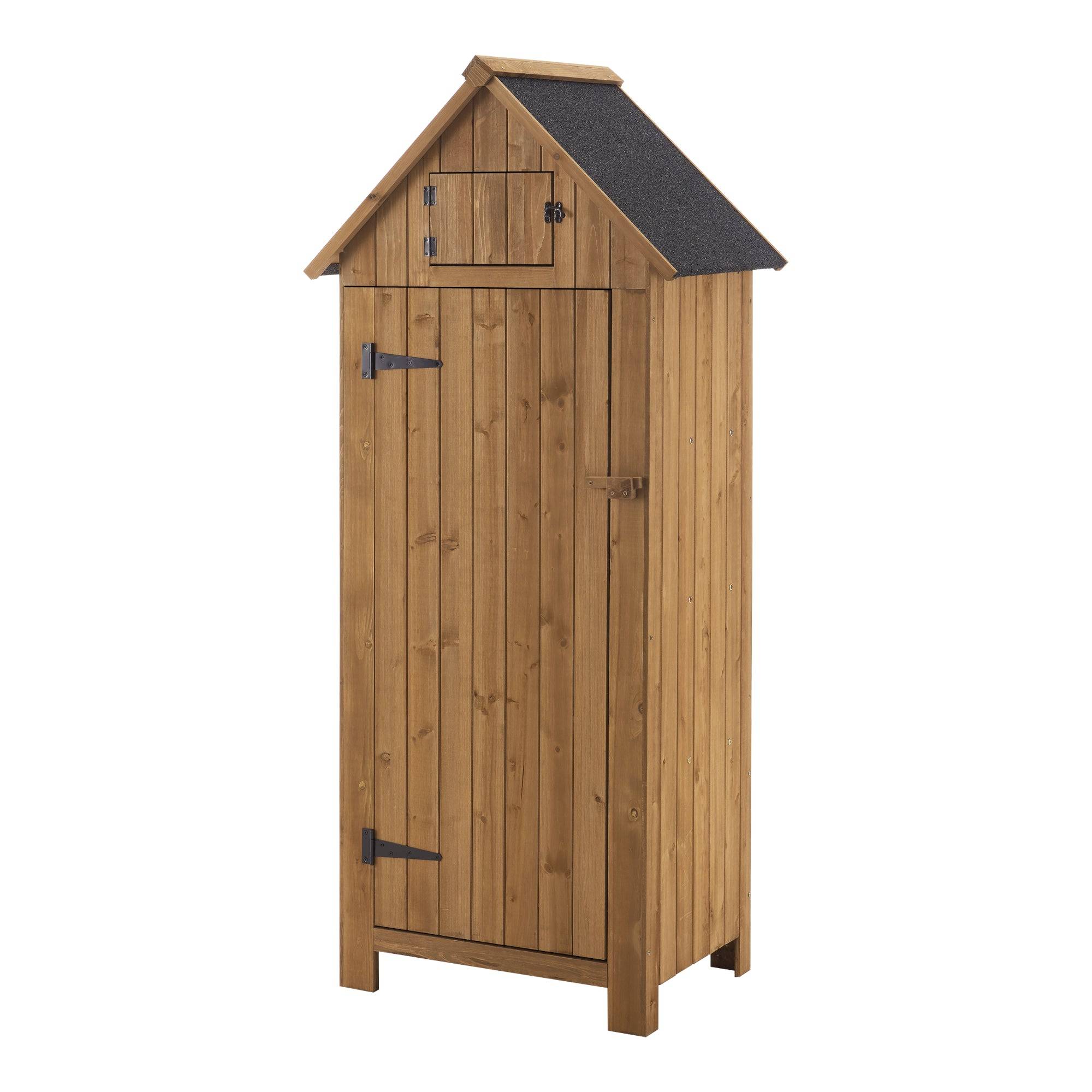 Helloshop26 - Abri de jardin à toit bitumé range-bûches en bois 179 x 77 x 54 cm - Imagen 1