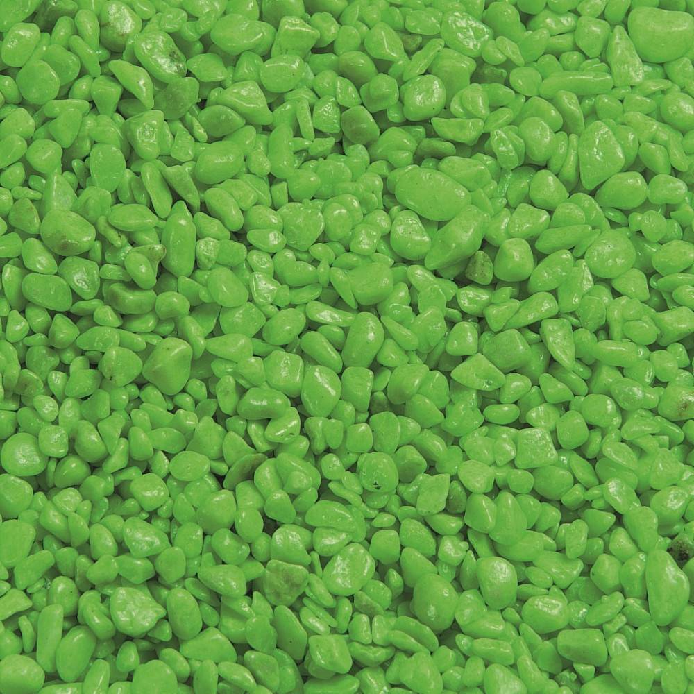 Gravier Néon vert 1 kg pour aquarium - Imagen 2