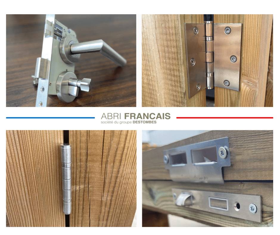 ABRI DE JARDIN bois  autoclave 27mm - 5,44x2,64m / 14m2 - Bac acier - Plancher bois - Image 6