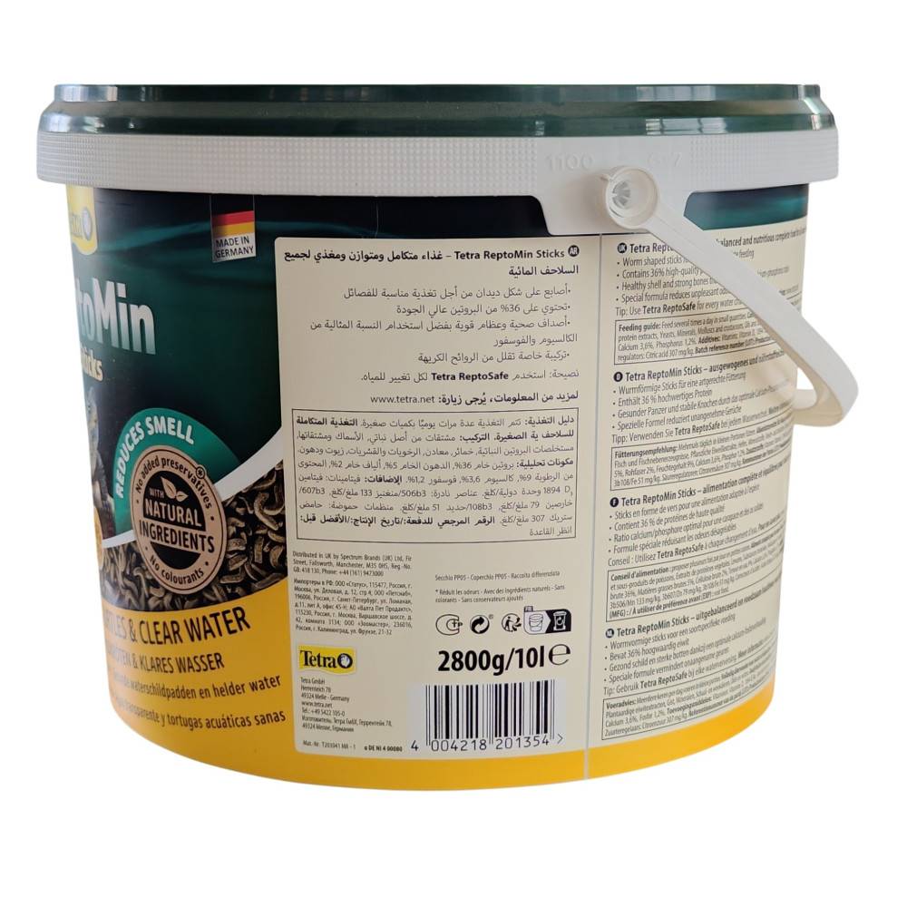 Tetra - ReptoMin sticks, 2.8 kg -10 litres aliment complet pour tortues aquatiques - Imagen 7