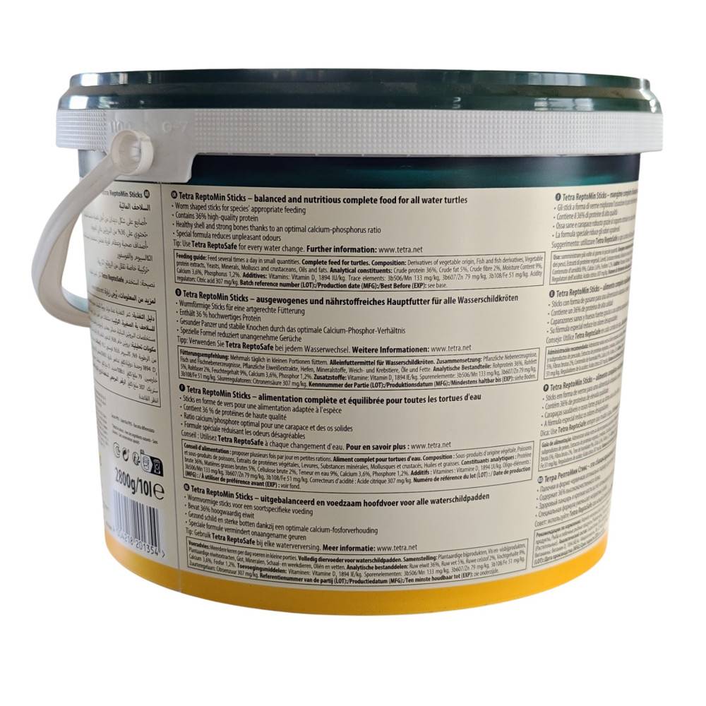 Tetra - ReptoMin sticks, 2.8 kg -10 litres aliment complet pour tortues aquatiques - Imagen 3