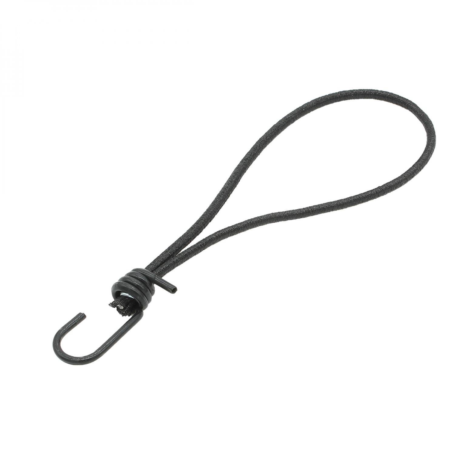 Linxor - Lot de 50 tendeurs sandows élastiques avec 1 crochet et boucle - 26 cm - Noir - Linxor - Imagen 1