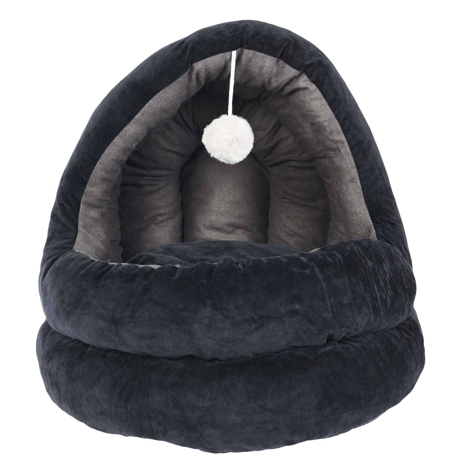 The Concept Factory - Panier apaisant pour chat et chien Plume - Gris anthracite - The concept factory - Imagen 3