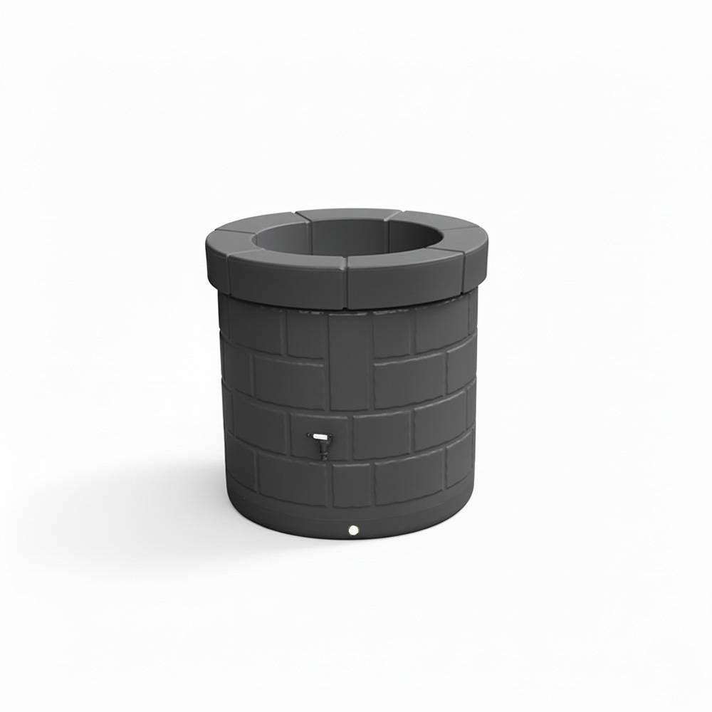 Récupérateur d'eau de pluie 340l + kit complet - plast'up rotomoulage - Image 1