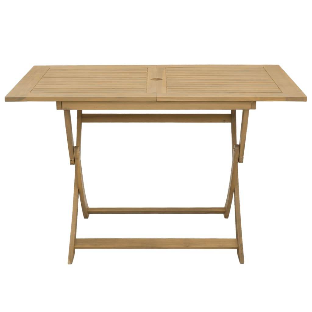 Maison Chic - Ensemble de 5 pcs table de jardin avec chaises - mobilier de jardin Bois d'acacia solide-JU2606 - Image 7