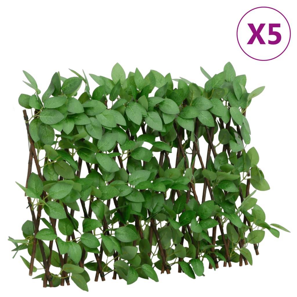 Treillis de lierre artificiel PVC bois vert 180 x 30 cm, Poids :2.1kg - PANGIVO - Image 1