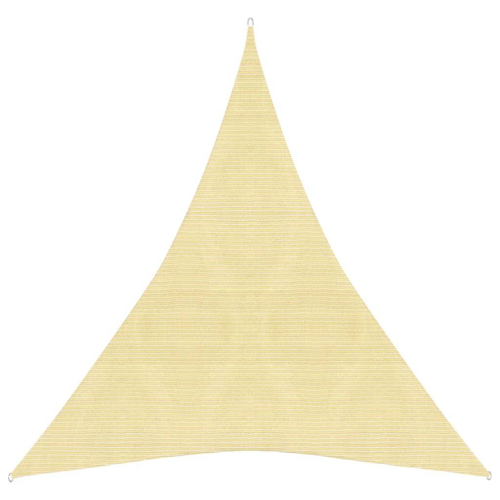 Helloshop26 - Voile d'ombrage 160 g/m² beige 4 x 5 x 5 m PEHD - Imagen 1