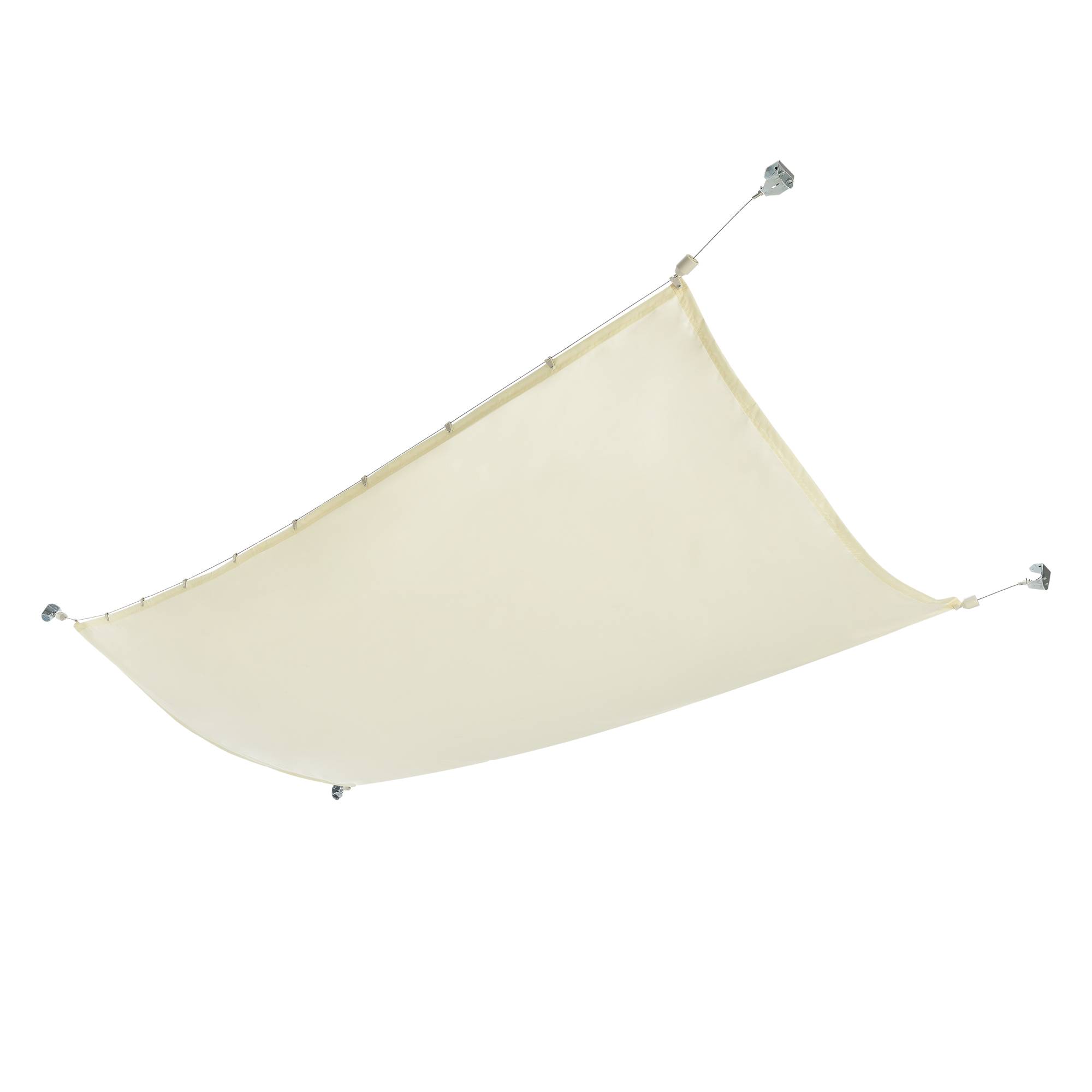 Voile d'Ombrage Rétractable Braga SPF 50 Hydrofuge 140 x 420 cm Beige [en.casa] - Imagen 1