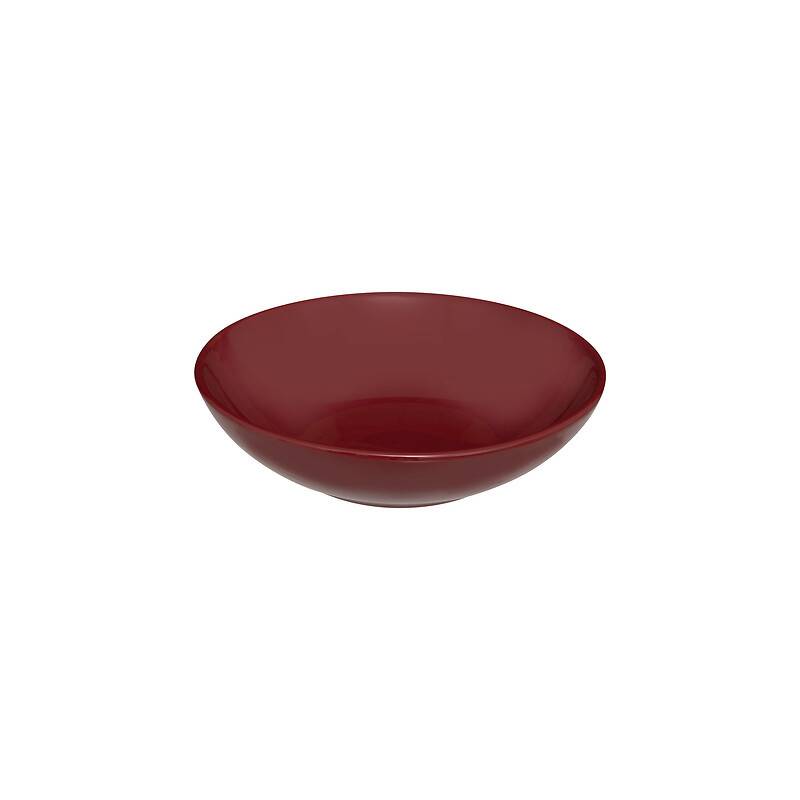 Lot de 6 assiettes creuses - Colorama - D 22 cm - Rouge foncé - Image 2