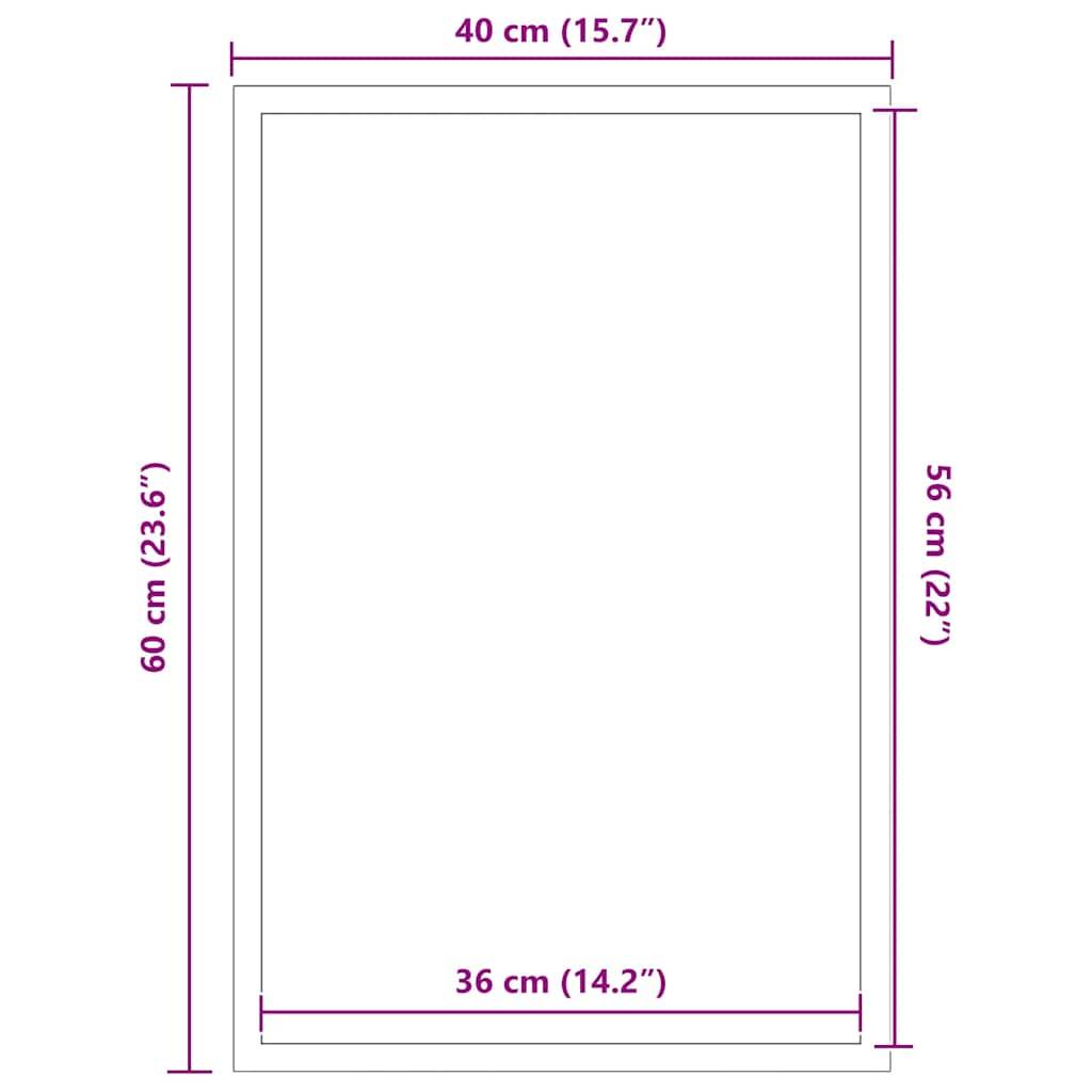 PUR CenterClean Paillasson Extérieur Étroit 75x30cm Anthracite - Intérieur & Extérieur