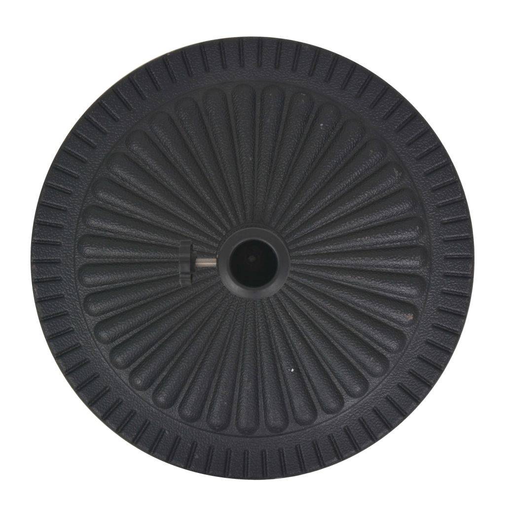 Helloshop26 - Pied base socle de parasol résine rond diamètre 38 et 48 mm noir 14 kg - Imagen 3
