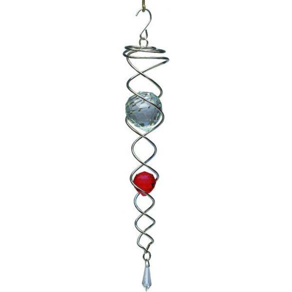 Mobile à vent design Crystal Tail Spin-Art Spinners - Image 1
