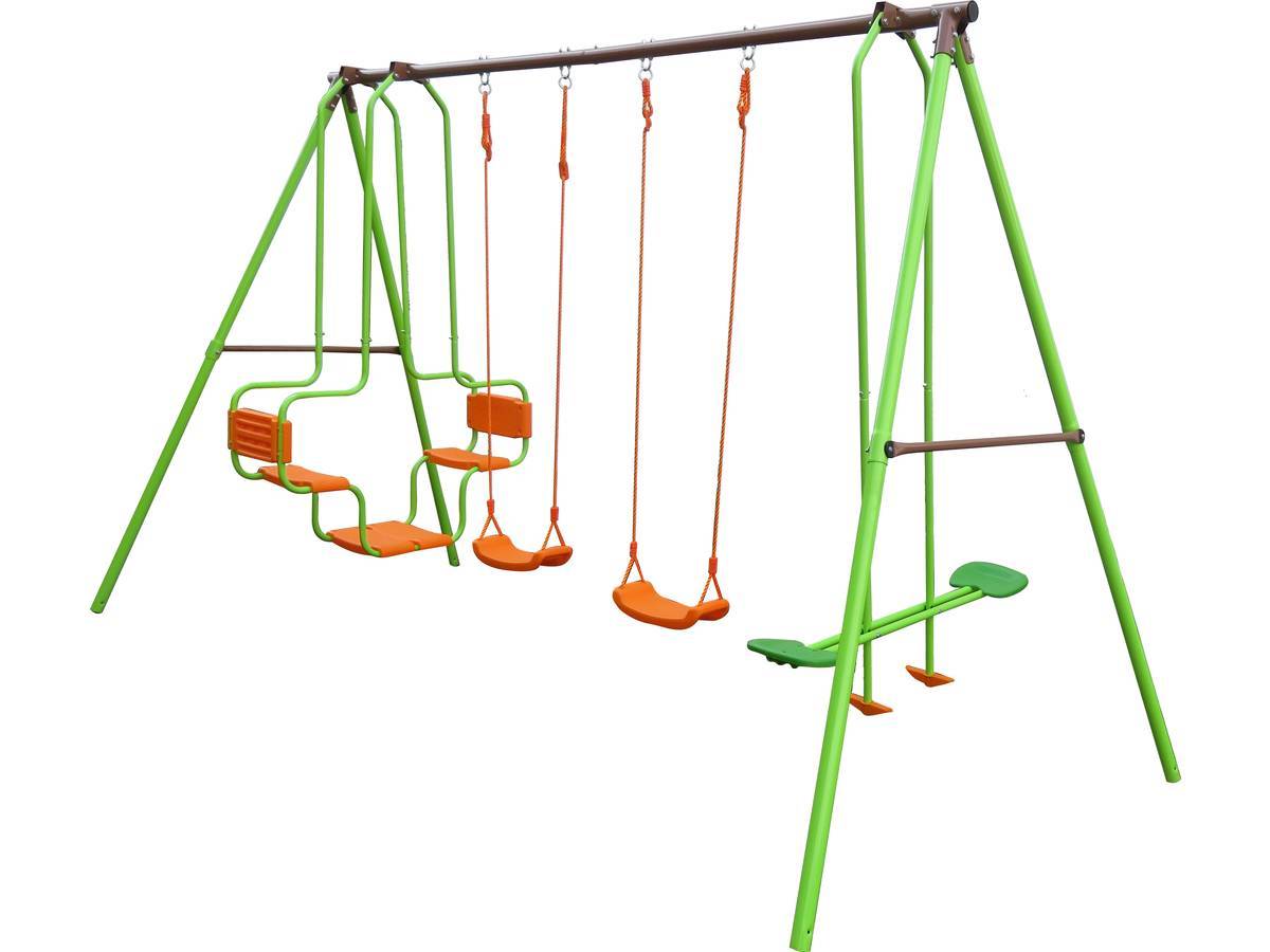 Habitat Et Jardin - Portique Acier "mano" - 1,96m - 4 Agrès -habitat Et Jardin - Imagen 2
