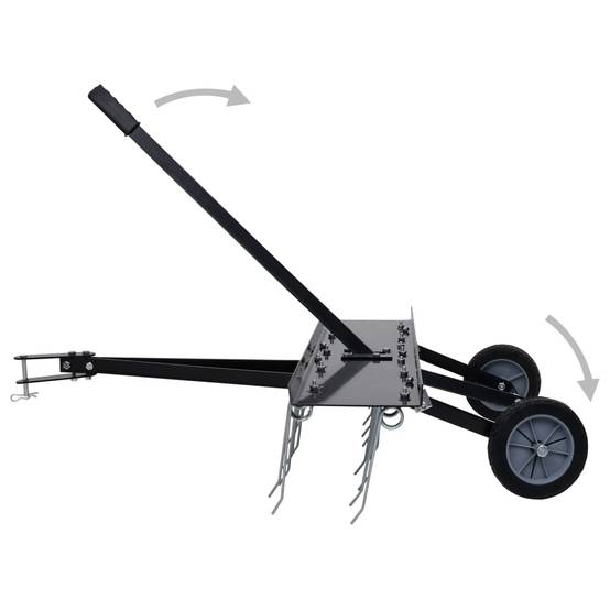 PANGIVO - Scarificateur pour tondeuse autoportée acier noir 102 x 85 x 37 cm - PANGIVO - Image 5
