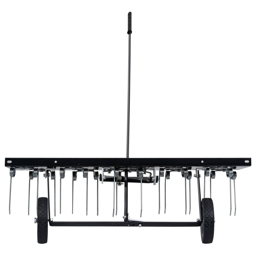 PANGIVO - Scarificateur pour tondeuse autoportée acier noir 102 x 85 x 37 cm - PANGIVO - Image 3