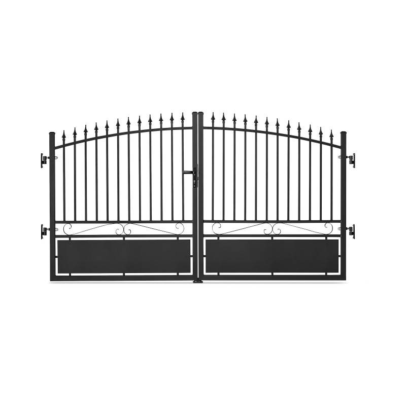 Portail aluminium tradition style ferronnerie 3m00 Noir - Easy Clôture - Imagen 1