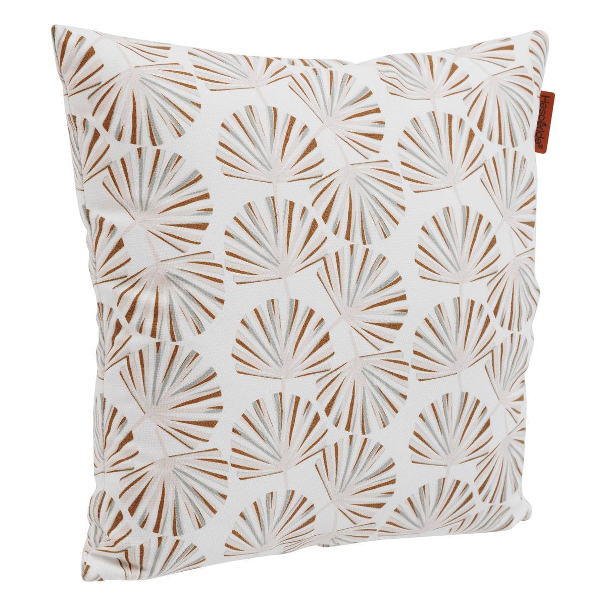 Hesperide - Coussin déco d'extérieur "Fylie" vert de gris & camel 40x40cm en polyester Hespéride - Image 1