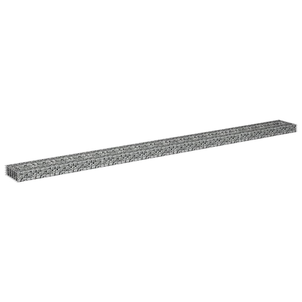 ComfortXL - Bordure de jardin Gabion en Acier galvanisé pour parterre et allée 360x30x10 cm – ComfortXL Outdoor Living - Image 4