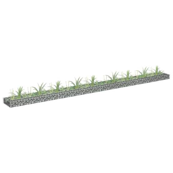 ComfortXL - Bordure de jardin Gabion en Acier galvanisé pour parterre et allée 360x30x10 cm – ComfortXL Outdoor Living - Image 1