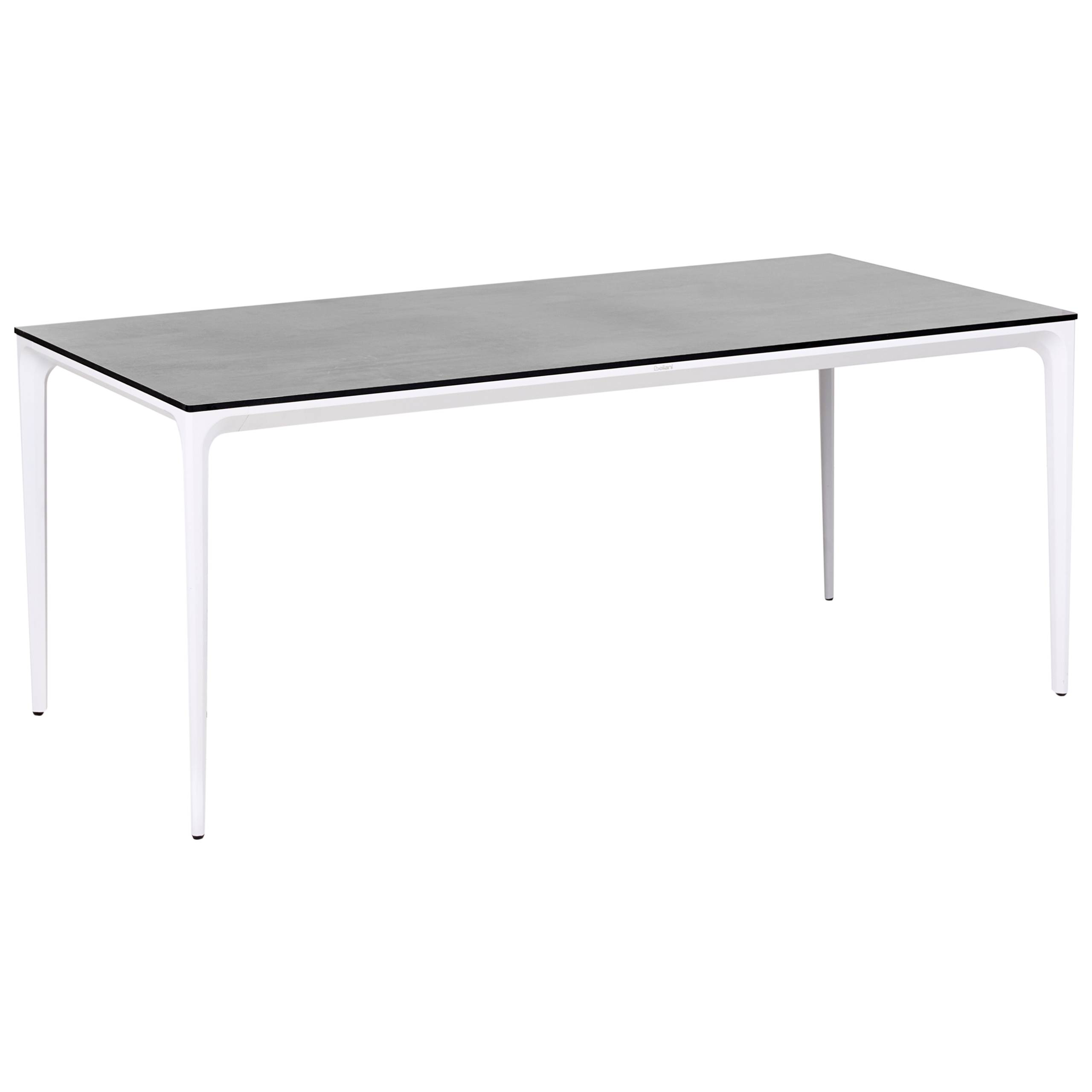 Beliani - Table de repas, 8 Personnes Panneau stratifié haute pression HPL Gris foncé SOVARETO - 90x180x75- Beliani - Image 3