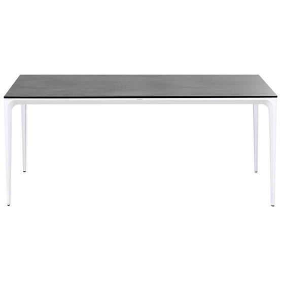 Beliani - Table de repas, 8 Personnes Panneau stratifié haute pression HPL Gris foncé SOVARETO - 90x180x75- Beliani - Image 4