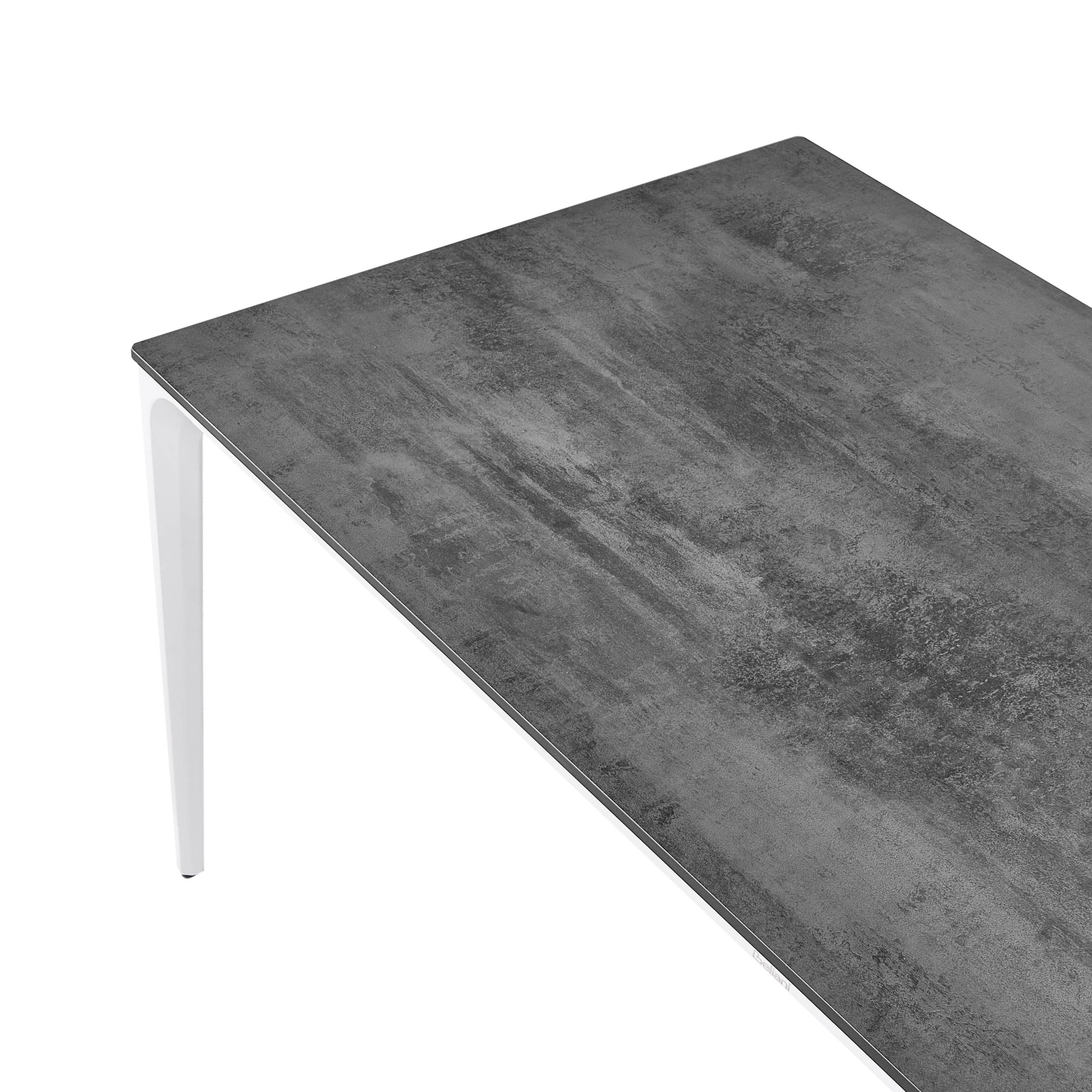 Beliani - Table de repas, 8 Personnes Panneau stratifié haute pression HPL Gris foncé SOVARETO - 90x180x75- Beliani - Image 5