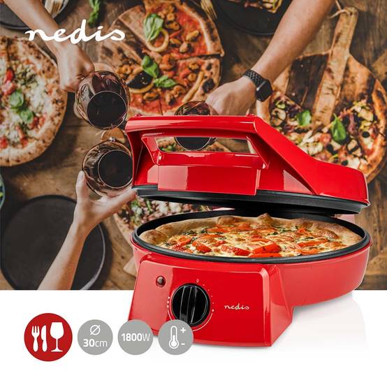 Four à Pizza électrique portable 1800W Minuterie NEDIS - Imagen 2