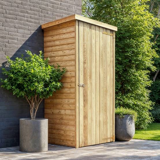 Armoire de rangement en bois Lima 0.6 m² - Cémonjardin - Imagen 1