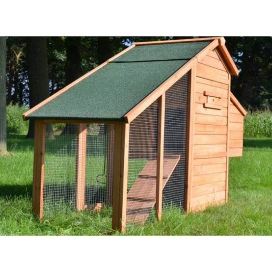 Poulailler en bois 2/5 poules 190x62x114 cm Modele 144 Confort - Image 4
