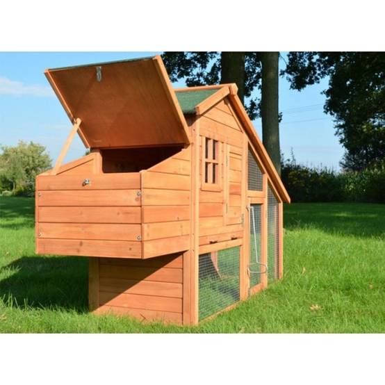 Poulailler en bois 2/5 poules 190x62x114 cm Modele 144 Confort - Image 3