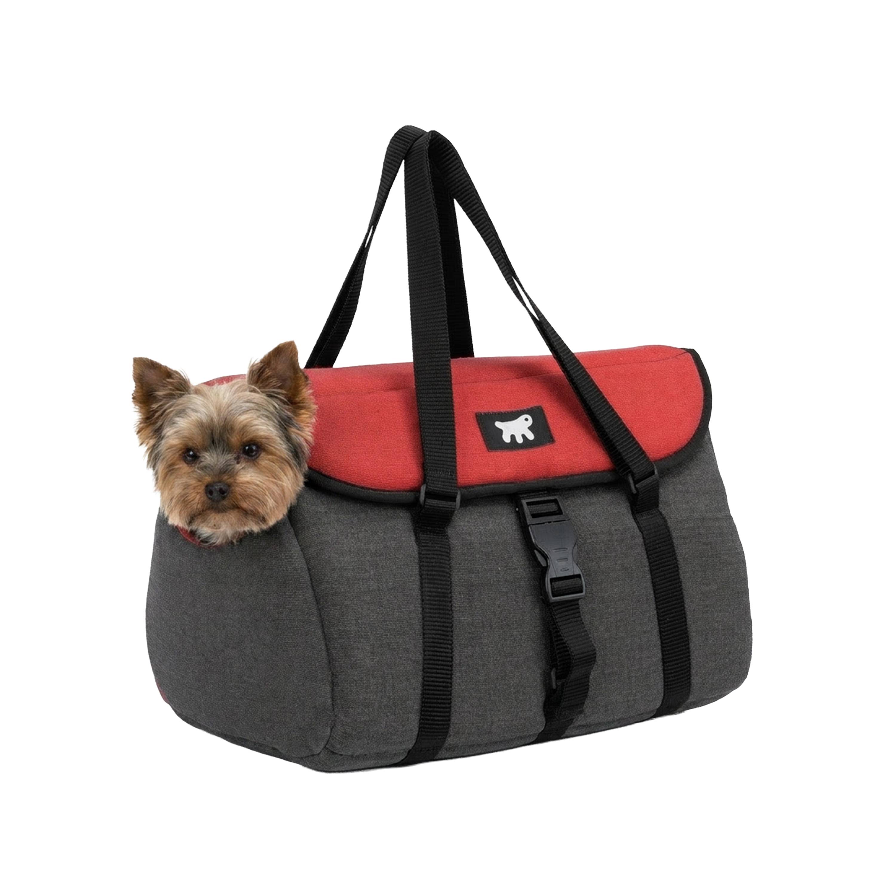 Ferplast - Ferplast Sac de Trasport pour Chat MILU', Caisse de Transport Chat, Sac de Transport Chien, Bandoulière réglable, Sangle de sécurité, jusqu'à 8 Kg, 42 - Imagen 4